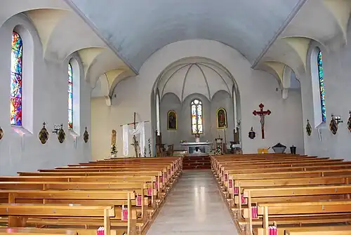 Innenansicht der Kirche