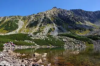 Blick vom Bergsee Przedni Staw Polski
