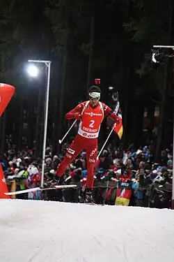 Magdalena Neuner und Ole Einar Bjørndalen