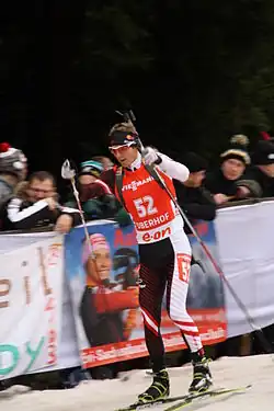 Sven Grossegger beim Weltcup in Oberhof 2014