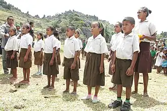 Kinderchor in Uaibitae