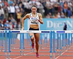 Cindy Billaud Rang acht in 13,20 s
