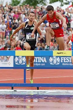 Mitko Zenow (links) Rang neun in 8:32,49 min