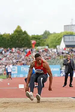 Chris Benard – ausgeschieden mit 16,55 m