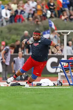 Reese Hoffa, 2012 Olympiadritter, belegte Rang vier