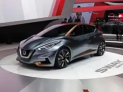 Konzeptfahrzeug Nissan Sway auf dem Genfer Auto-Salon 2015