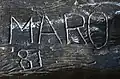 Künstlersignatur von Bernd Maro mit der Jahreszahl [19]81