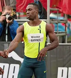 Emre Zafer Barnes (hier noch als Jamaikaner mit dem Namen Winston Barnes) – Platz vier und damit ausgeschieden