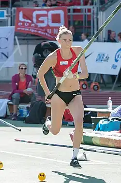 Lisa Ryzih, 2010 EM-Dritte, kam diesmal auf den siebten Platz