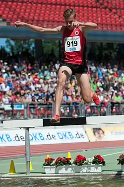 Karl Bebendorf Rang zehn in 8:32,58 min