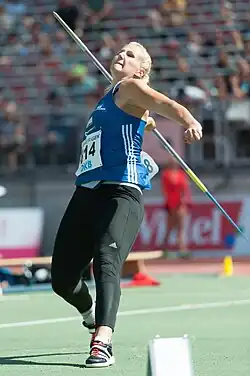 Christin Hussong kam auf den sechsten Platz