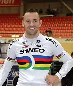 François Pervis bei den UEC-Bahn-Europameisterschaften 2015