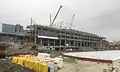 Die Stadionbaustelle im Oktober 2016