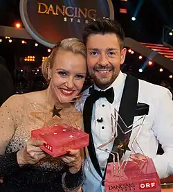 ORF Dancing Stars – Das Finale am 6. Mai 2016 im ORF-Zentrum Wien. Bild zeigt Verena Scheitz und Florian Gschaider.