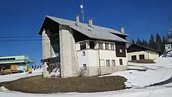 Gebäude der Bergstation (2017)