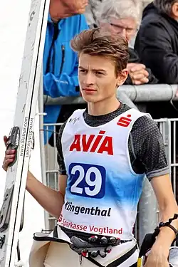 Soukup beim COC 2017 in Klingenthal