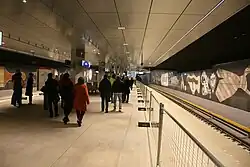 Bahnsteig, März 2017