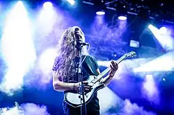 Sessionmusiker Zero mit Alcest beim Rockharz Open Air (2017)