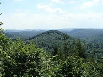 Großer Pfaffenkopf – Blick vom Drachenfels