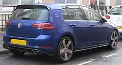 VW Golf R Heckansicht