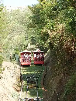 Ausweichstelle auf der Strecke