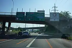 Verzweigung und Ausfahrt Brüttisellen, A1 ostwärts (2018, A15 damals A53)