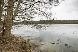 Lübbesee im Winter in Templin