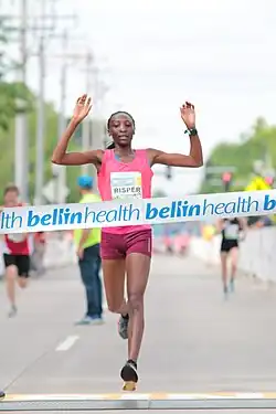 Risper Gesabwa erreichte Platz achtzehn