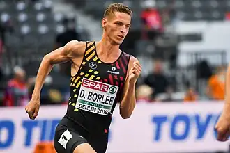 Dylan Borlée bei den Europameisterschaften 2018 in Berlin