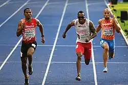 Jak Ali Harvey – im zweiten Halbfinale disqualifiziert