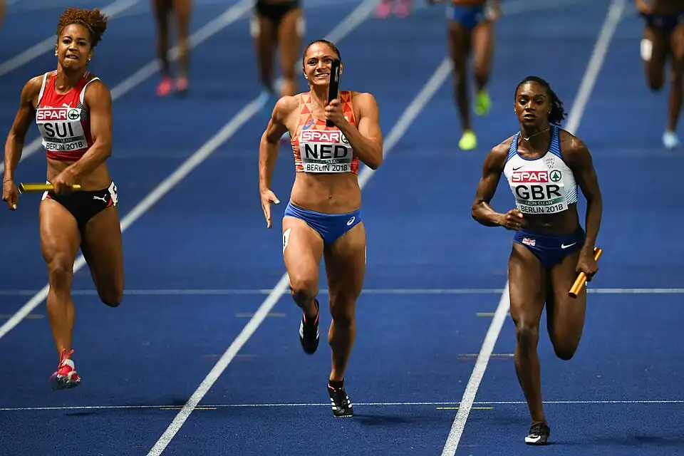 Salomé Kora (links) – ausgeschieden in 11,65 s