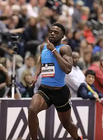 Marqueze Washington bei den US-Hallenmeisterschaften 2018