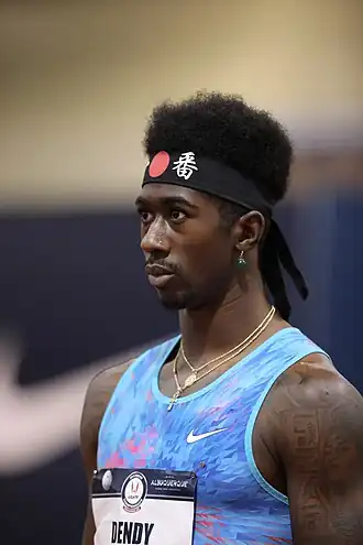 Marquis Dendy bei den US-Hallenmeisterschaften 2018
