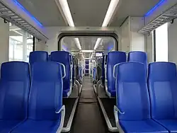 Sitze der zweiten Klasse