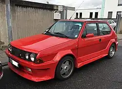Fiat Ritmo mit Tuningsatz