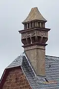 Zierschornstein auf dem Heidelberger Schloss