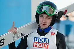 Nikita Dewjatkin bei der Nordischen Ski-WM 2019 in Seefeld in Tirol