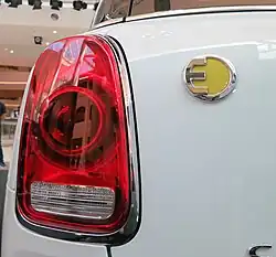 Plug-in-Hybrid, E-Emblem am Heck