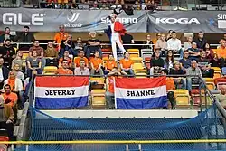 Tribüne während der Bahn-EM 2019