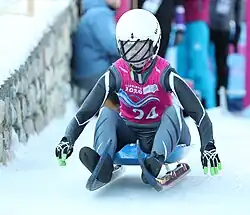 Ella Cox beim Einsitzer-Wettbewerb