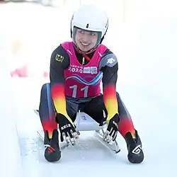 Jessica Degenhardt beim Einsitzer-Wettbewerb