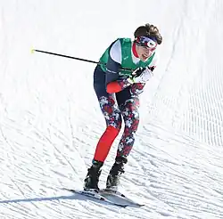 Jan Šimek beim Nordic-Mixed-Team-Wettbewerb
