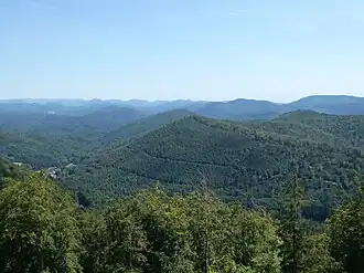 Kappelstein vom Löwenstein aus gesehen