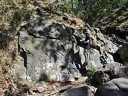 Felsstruktur in Maliana