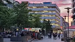 „Fete de la Musique“ mit Blick auf das Parkhaus Mehlstraße, 2022