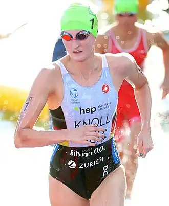 Anabel Knoll bei den Triathlon-Europameisterschaften 2022 in München