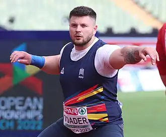 Andrei Toader bei den Europameisterschaften 2022 in München