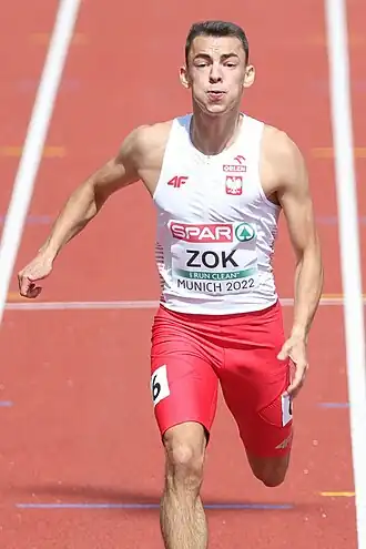 Łukasz Żok bei den Europameisterschaften 2022 in München