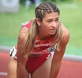 Lucía Carrillo bei den Europameisterschaften 2022 in München