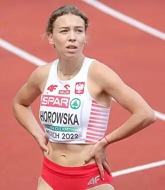 Nikola Horowska bei den Europameisterschaften 2022 in München
